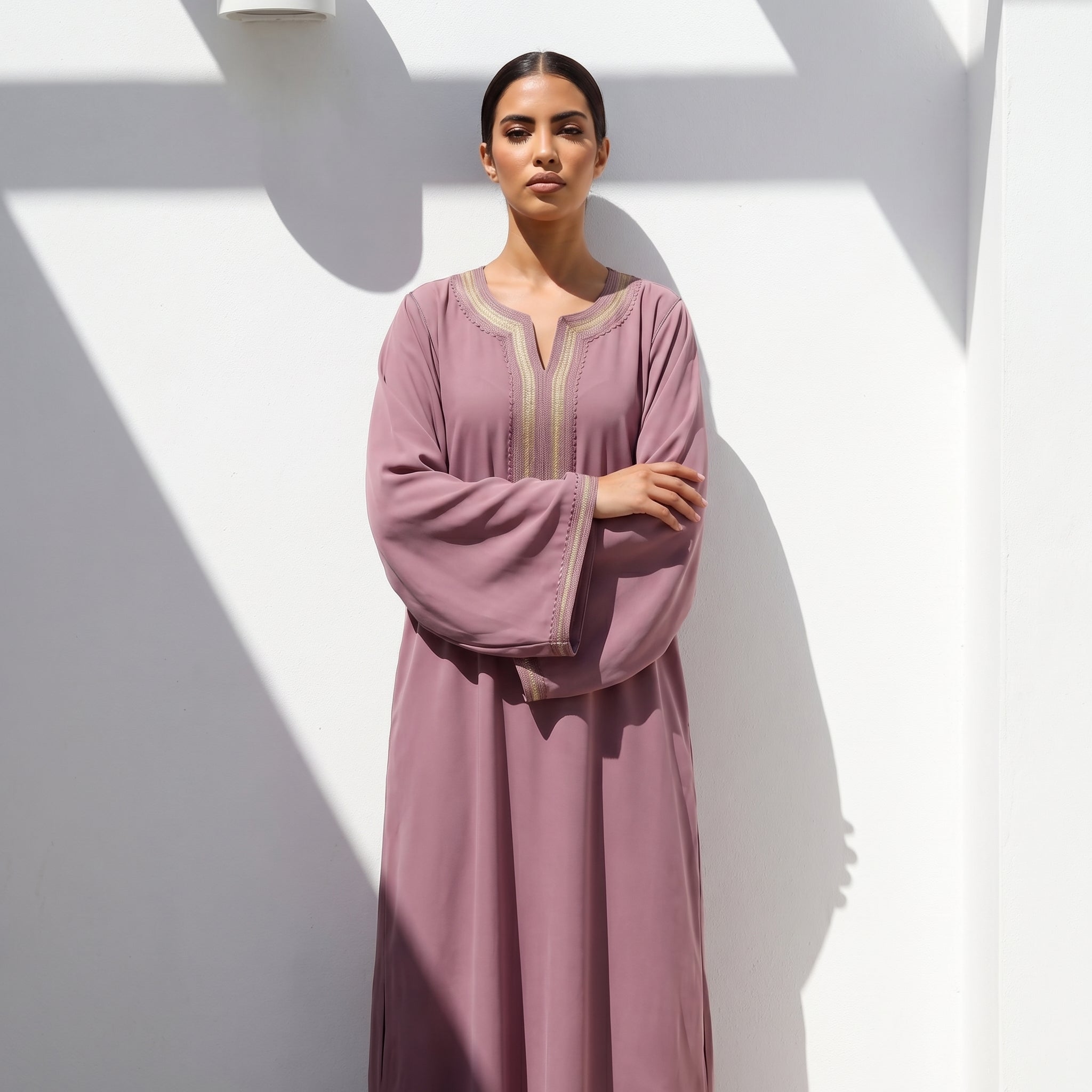 Old rose caftan
