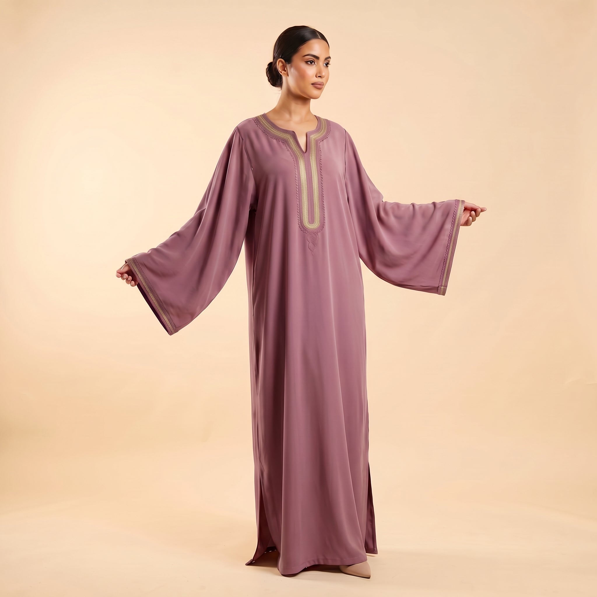 Old rose caftan