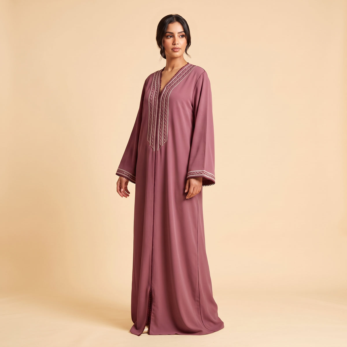 Kaftan mit handgefertigter Randa
