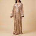Caftan Velours Beige
