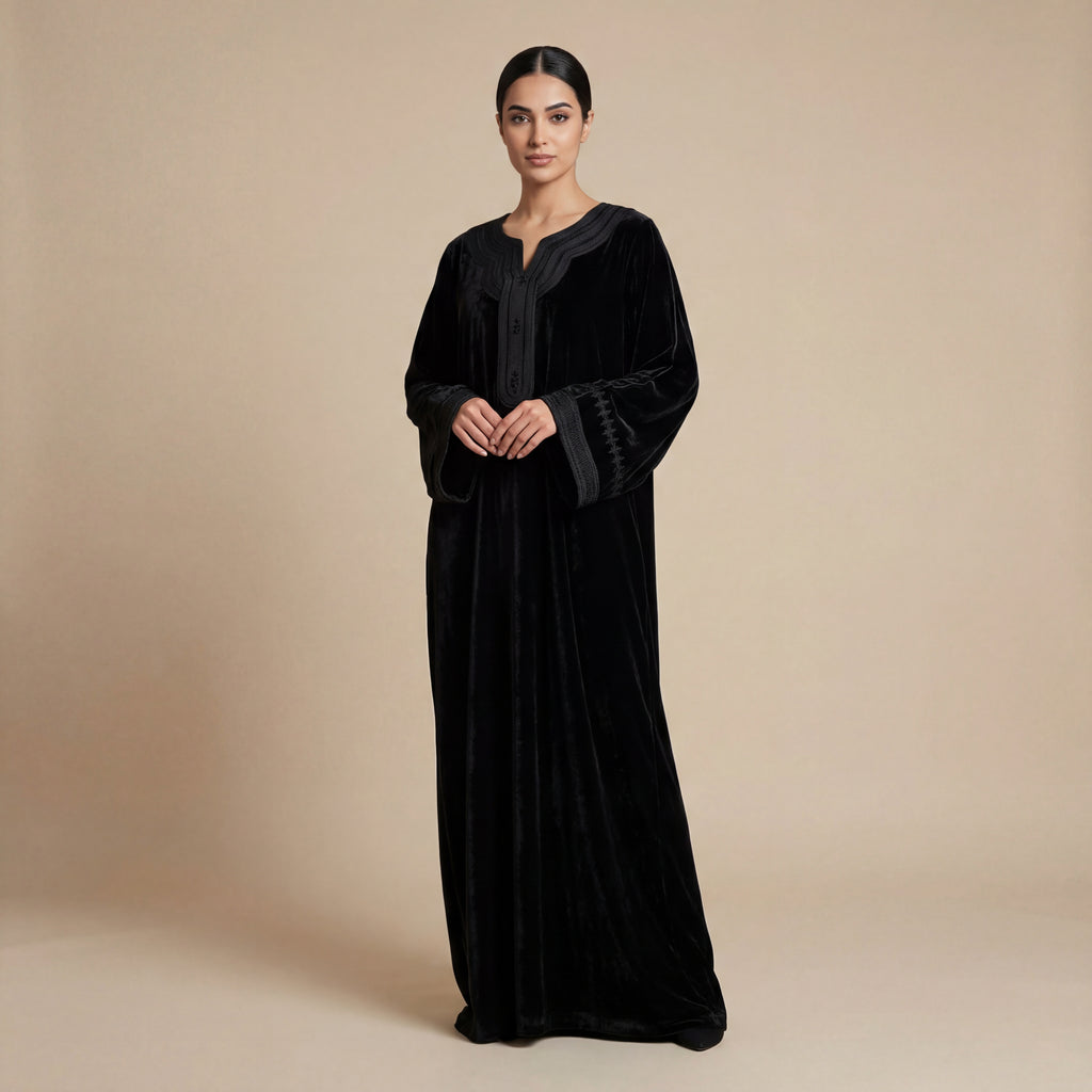 Caftan Velours Noir