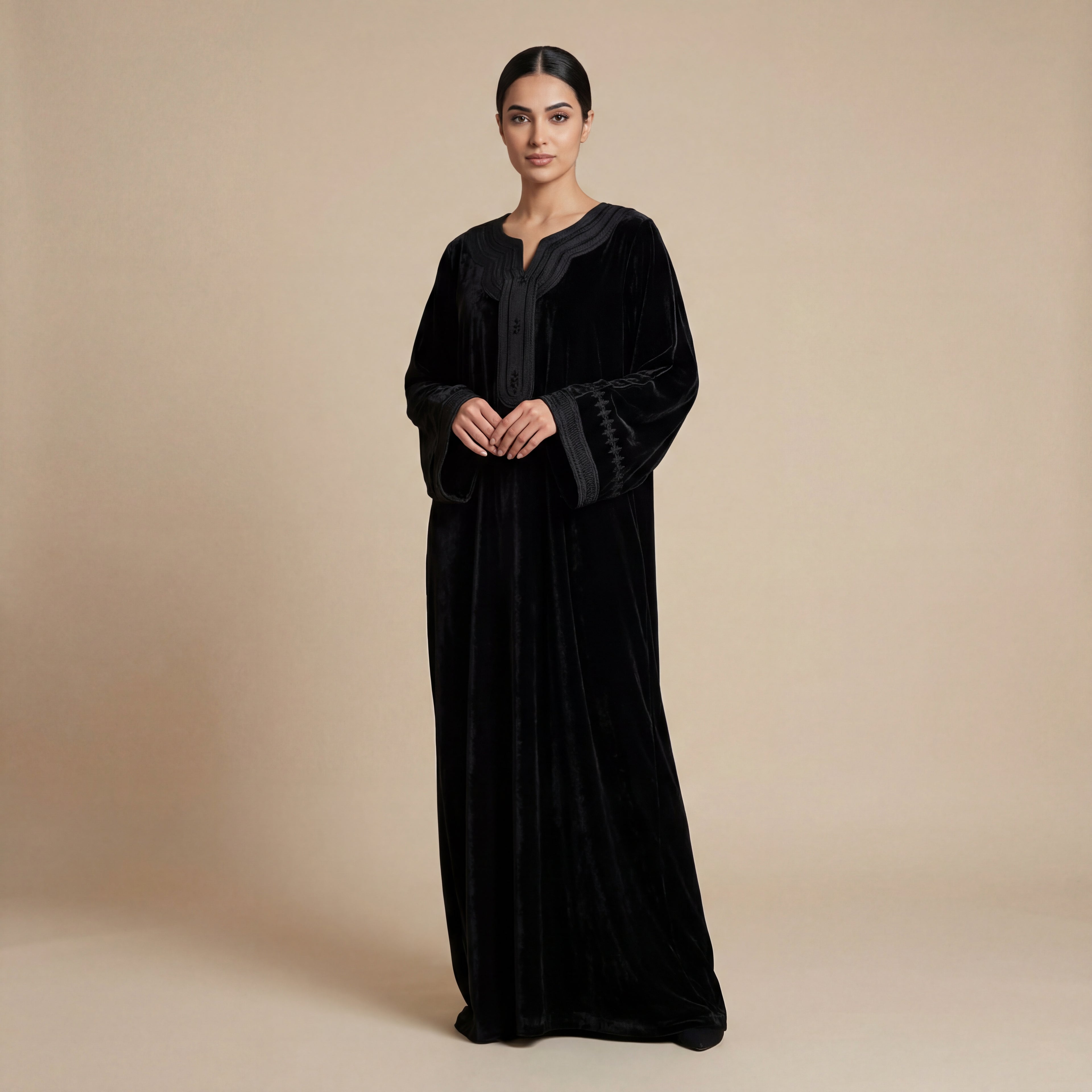 Caftan Velours Noir