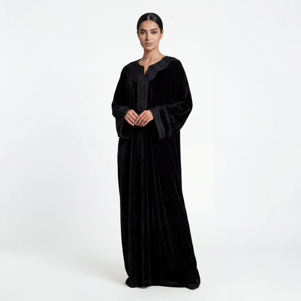 Caftan Velours Noir