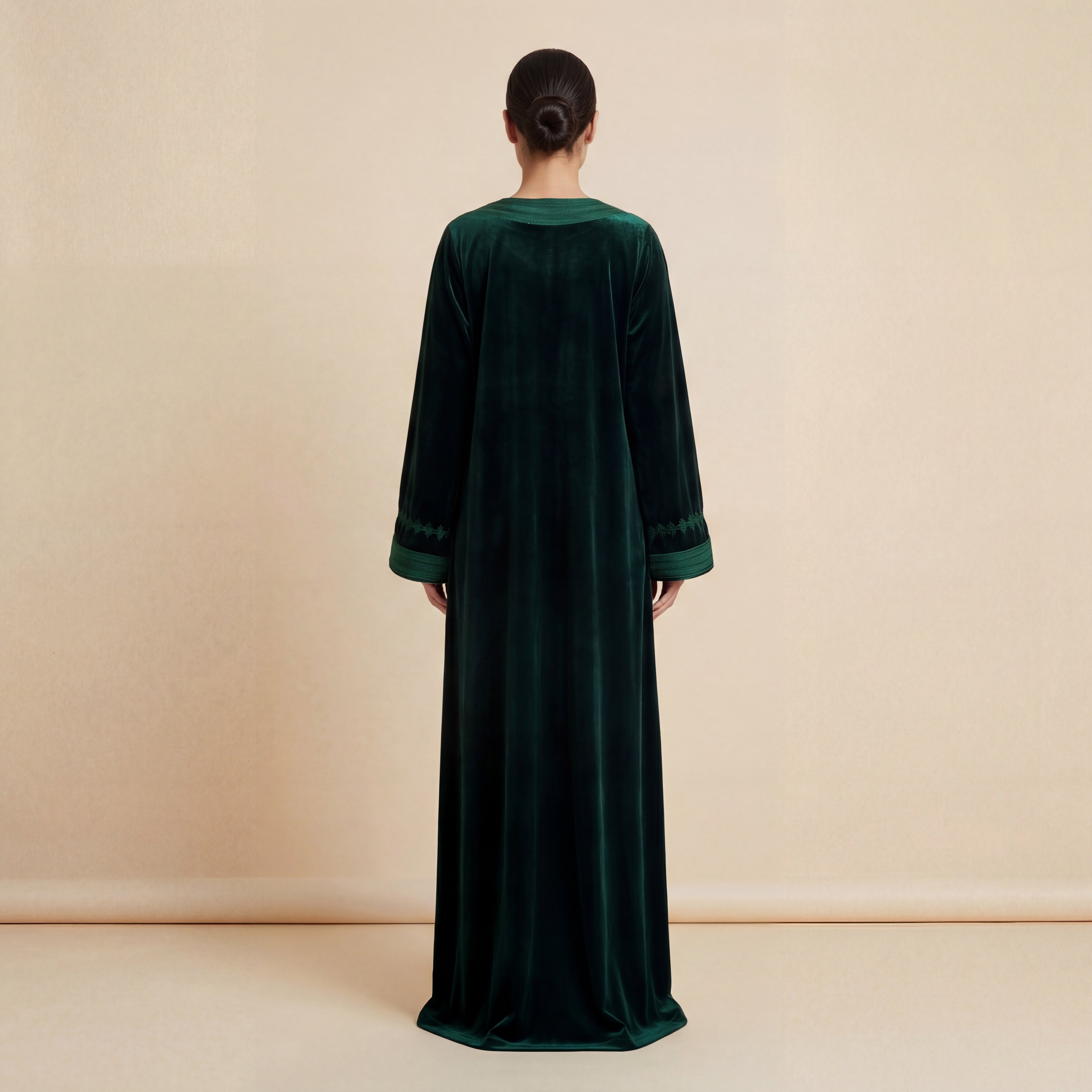 Caftan Vert en Velours