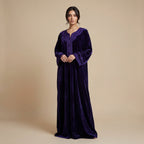 Caftan Velours Prune