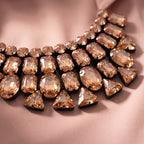 Djellaba Rose Bijoux Col
