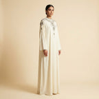 White Crystal Abaya