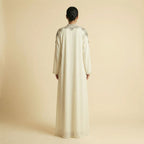 White Crystal Abaya